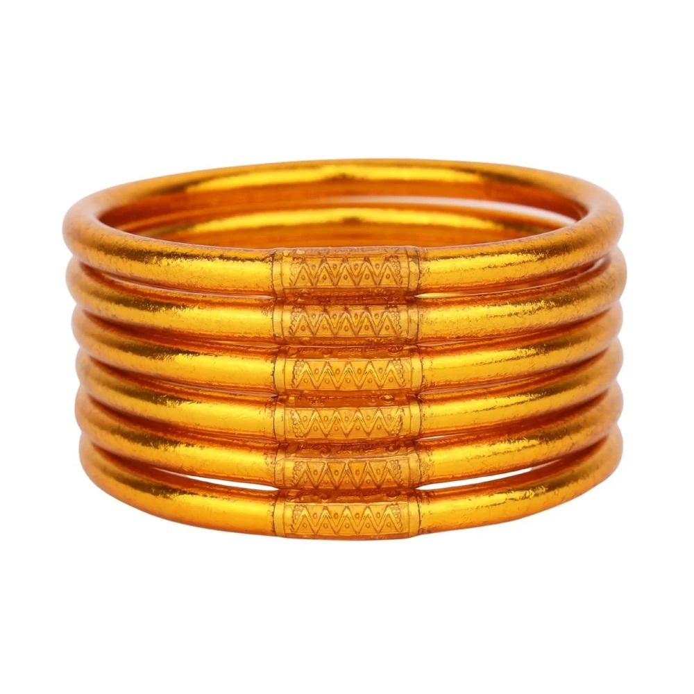 Auth. Budhagirl Spark all weather bangles | Bangle Set of 6 serenity prayer - M